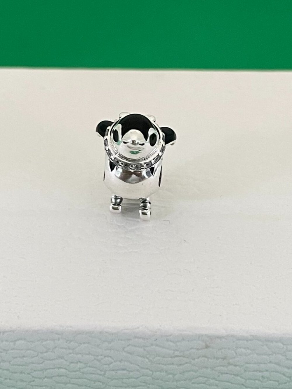 Authentic Pandora Skiing Penguin Charm